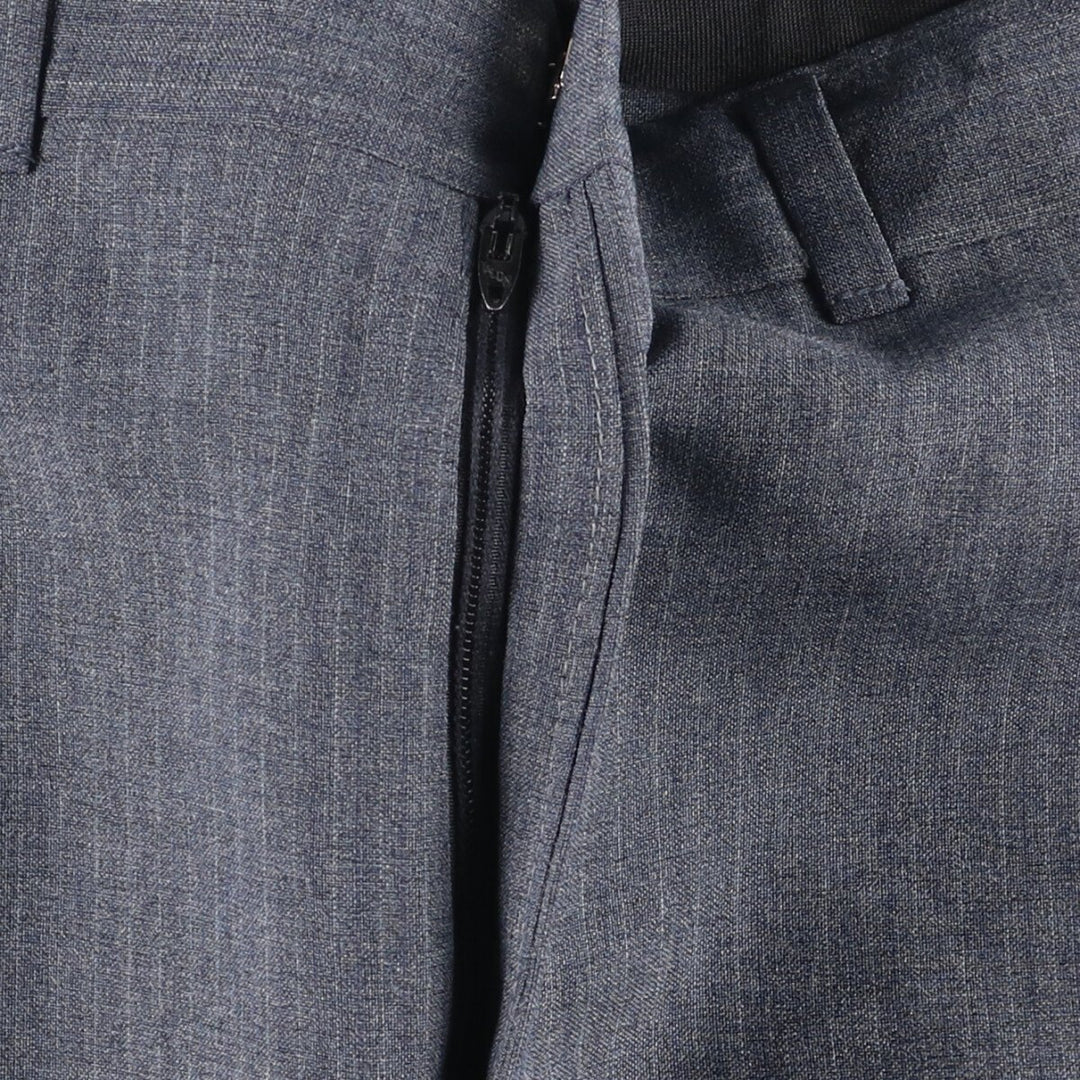 Vintage 1970'S Haggar Magic Stretch Stripe Pattern Slacks, Made in USA, Men's, Size W35 unclear gray type Vintage Second Hand