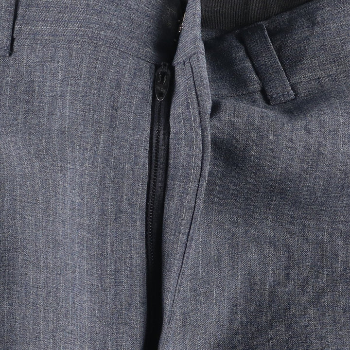 Vintage 1970'S Haggar Magic Stretch Stripe Pattern Slacks, Made in USA, Men's, Size W35 unclear gray type Vintage Second Hand