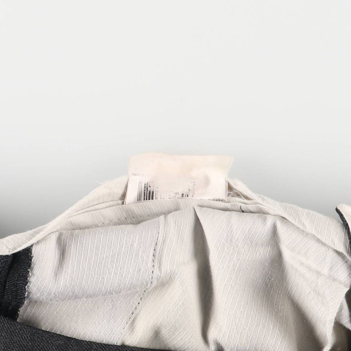 Burberry's London Two-pleat Wool Pants, Size 46, Men's Size 37 (equivalent to a W37) wool navy blue type Vintage Second Hand