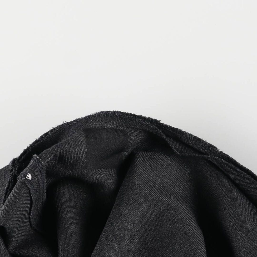 Burberry's London Two-pleat Wool Pants, Size 46, Men's Size 37 (equivalent to a W37) wool navy blue type Vintage Second Hand