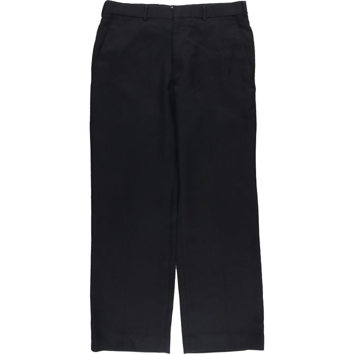 Haggar EDGEWORTH Slacks, Made in USA, Men's, Size W32 unclear black type Vintage Second Hand