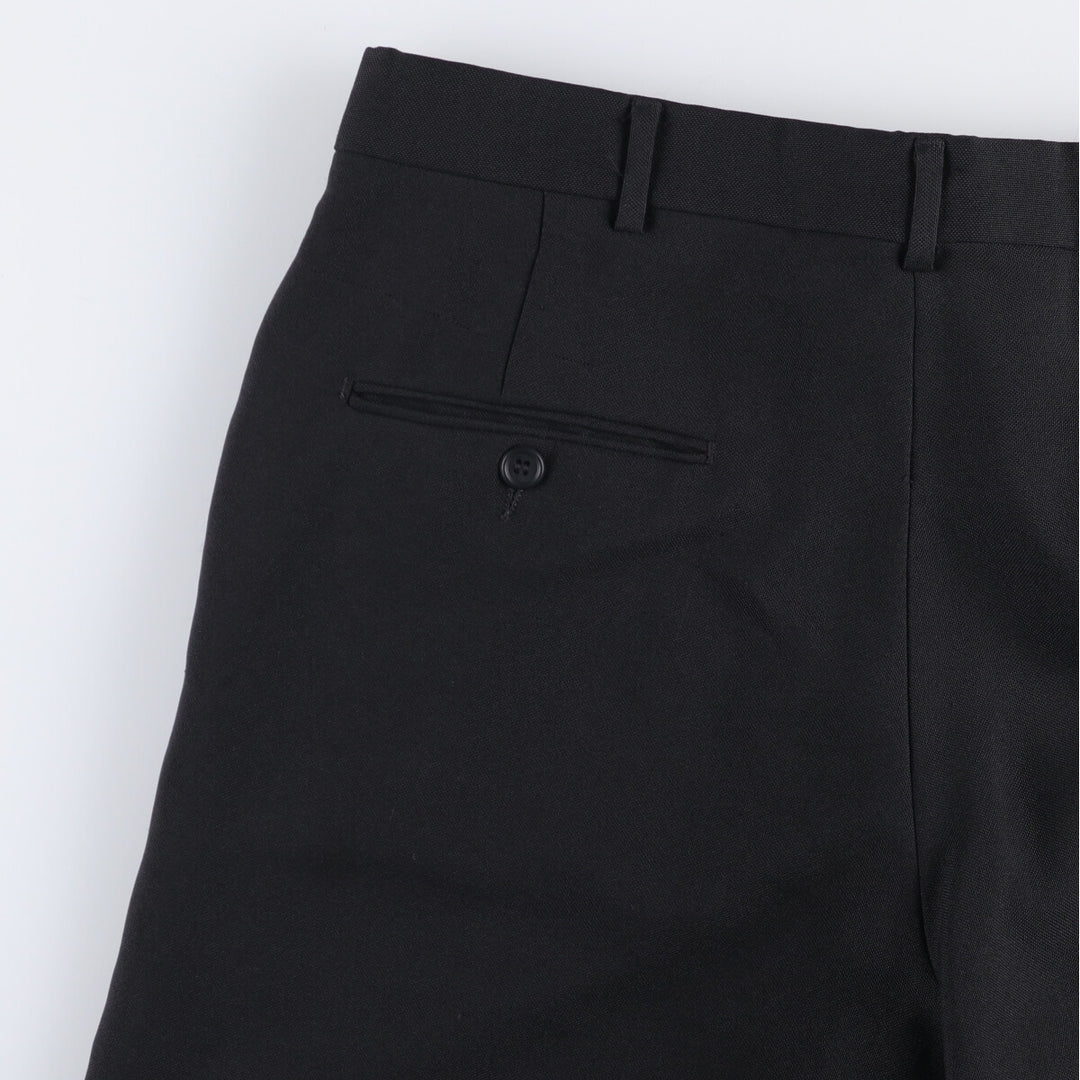 Haggar EDGEWORTH Slacks, Made in USA, Men's, Size W32 unclear black type Vintage Second Hand