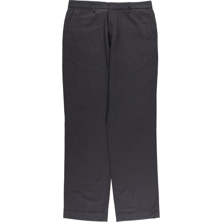 Calvin Klein Men's Slacks, Size W30 polyester black type Vintage Second Hand