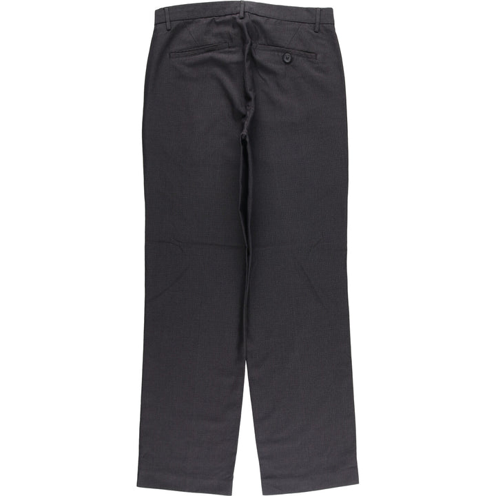 Calvin Klein Men's Slacks, Size W30 polyester black type Vintage Second Hand