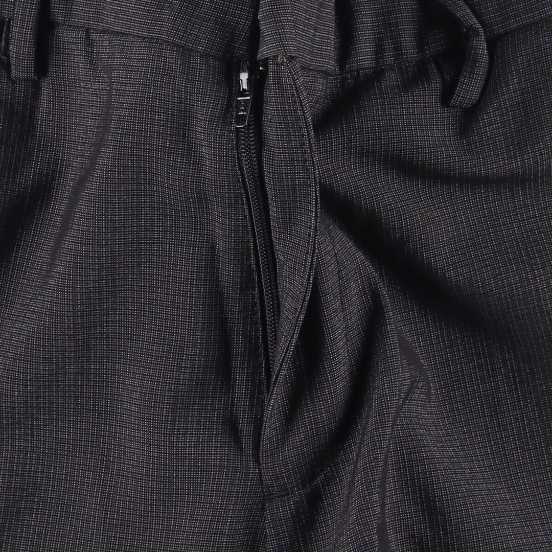 Calvin Klein Men's Slacks, Size W30 polyester black type Vintage Second Hand