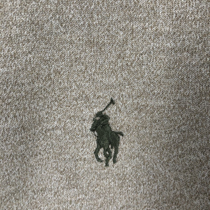 Ralph Lauren POLO by Ralph Lauren Sweat Full Zip Hoodie Men's L size cotton Beige type Vintage Second Hand