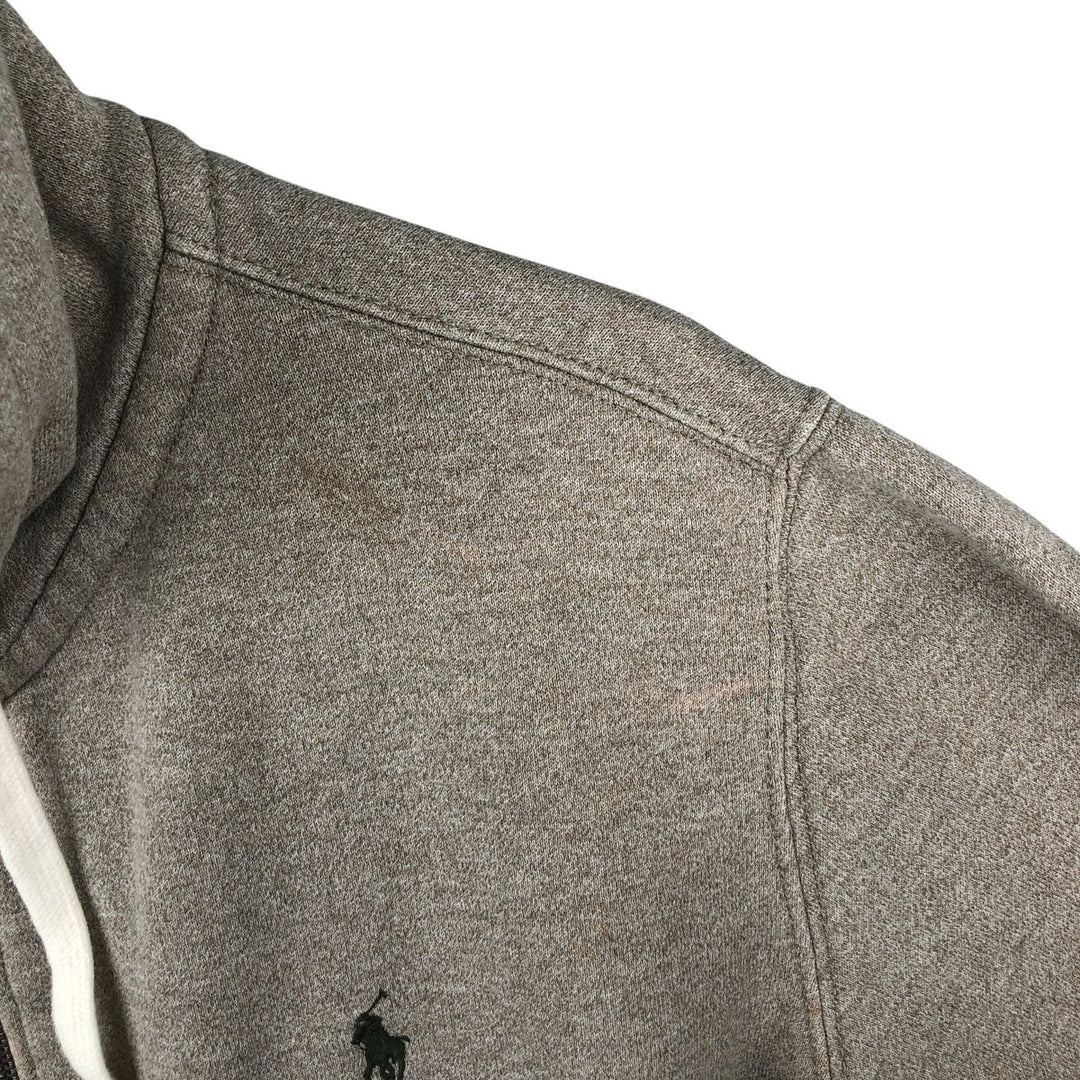 Ralph Lauren POLO by Ralph Lauren Sweat Full Zip Hoodie Men's L size cotton Beige type Vintage Second Hand