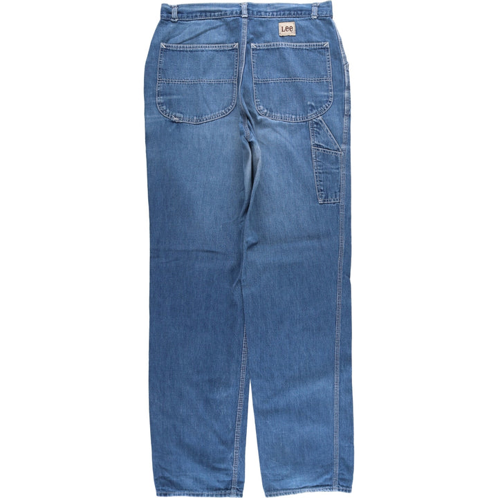 Vintage 1980'S Lee denim painter pants, made in Canada, men's size W32. cotton blue type Vintage Second Hand