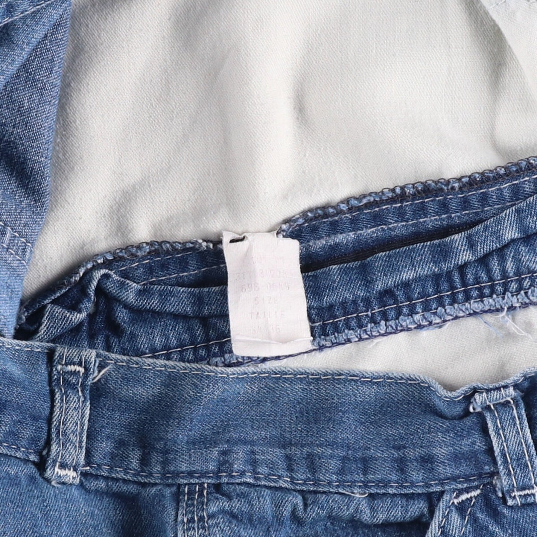 Vintage 1980'S Lee denim painter pants, made in Canada, men's size W32. cotton blue type Vintage Second Hand