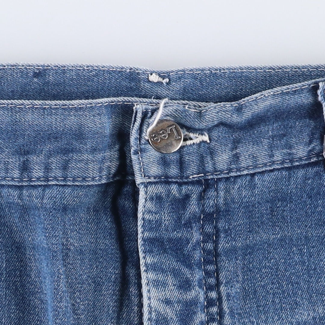 Vintage 1980'S Lee denim painter pants, made in Canada, men's size W32. cotton blue type Vintage Second Hand
