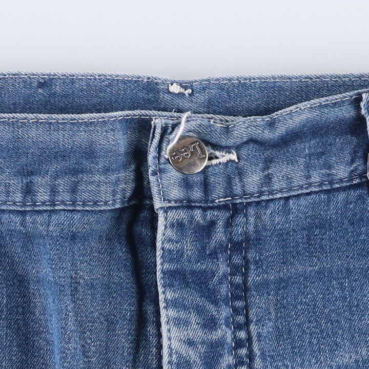 Vintage 1980'S Lee denim painter pants, made in Canada, men's size W32. cotton blue type Vintage Second Hand