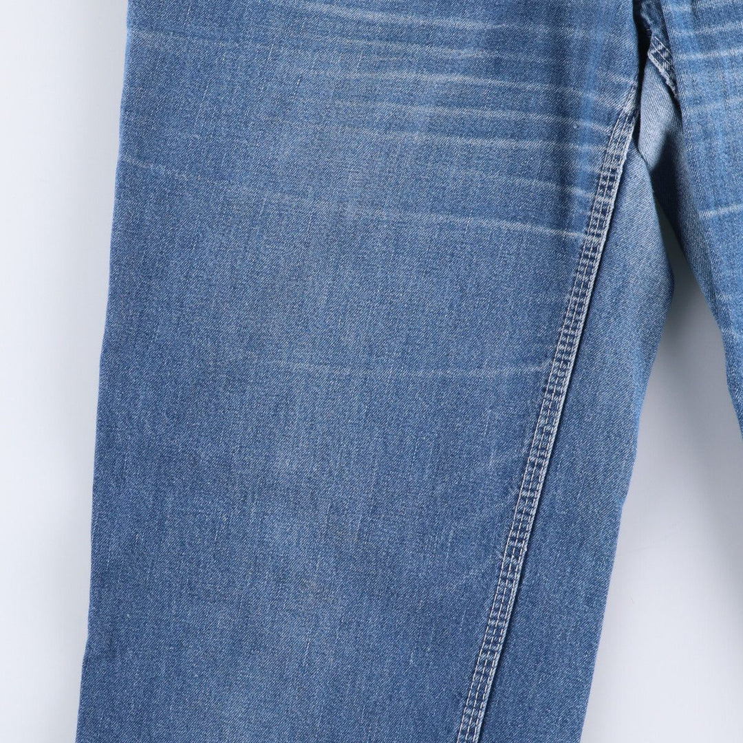 Vintage 1980'S Lee denim painter pants, made in Canada, men's size W32. cotton blue type Vintage Second Hand