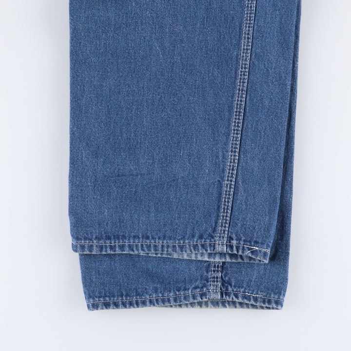 Vintage 1980'S Lee denim painter pants, made in Canada, men's size W32. cotton blue type Vintage Second Hand