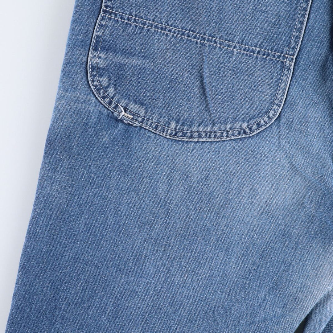 Vintage 1980'S Lee denim painter pants, made in Canada, men's size W32. cotton blue type Vintage Second Hand
