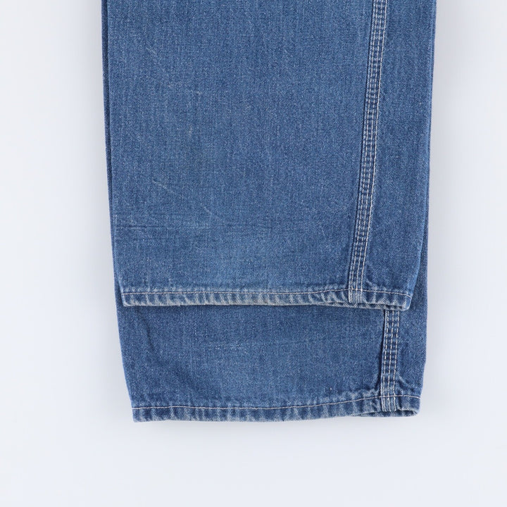 Vintage 1980'S Lee denim painter pants, made in Canada, men's size W32. cotton blue type Vintage Second Hand