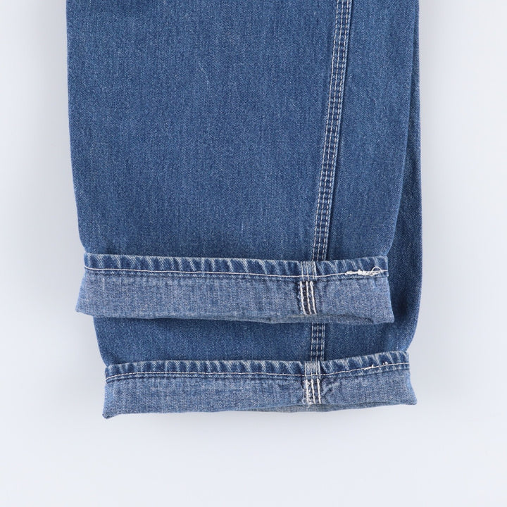 Vintage 1980'S Lee denim painter pants, made in Canada, men's size W32. cotton blue type Vintage Second Hand