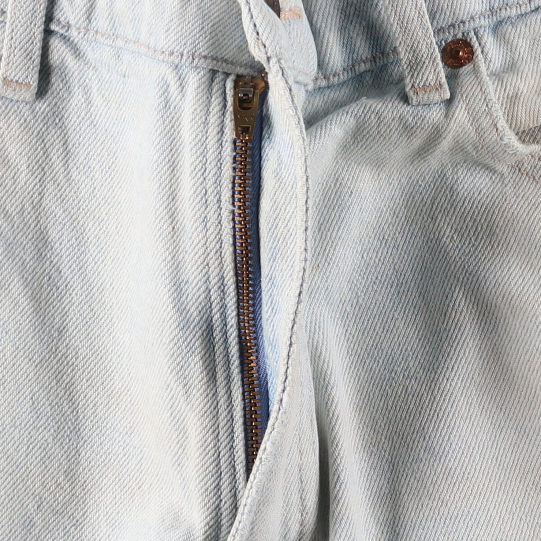 90'S Levi's 550-4803 Tapered Denim Pants, Made in USA, Men's, Size W33, Vintage cotton Blue type light blue Vintage Second Hand