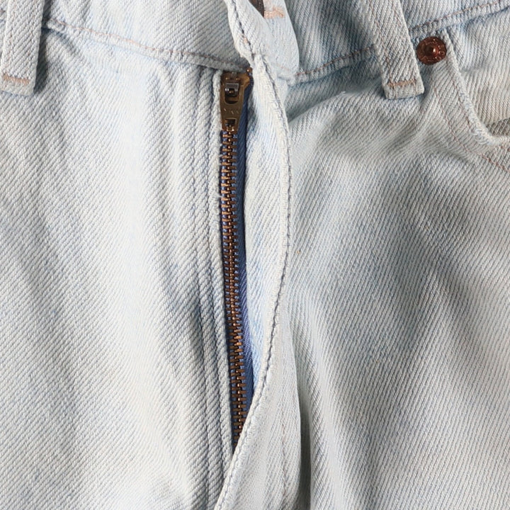 90'S Levi's 550-4803 Tapered Denim Pants, Made in USA, Men's, Size W33, Vintage cotton Blue type light blue Vintage Second Hand