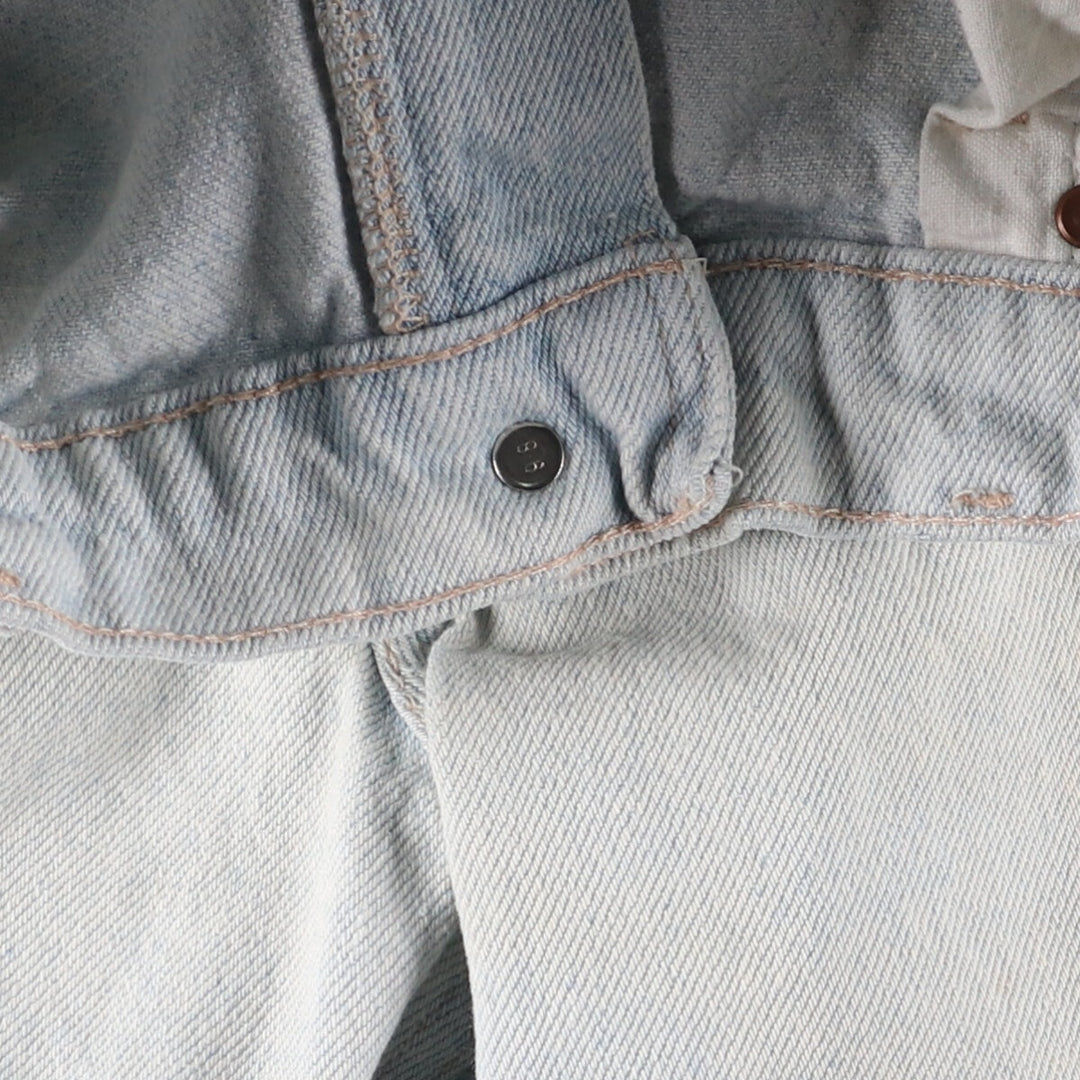 90'S Levi's 550-4803 Tapered Denim Pants, Made in USA, Men's, Size W33, Vintage cotton Blue type light blue Vintage Second Hand