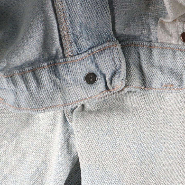 90'S Levi's 550-4803 Tapered Denim Pants, Made in USA, Men's, Size W33, Vintage cotton Blue type light blue Vintage Second Hand