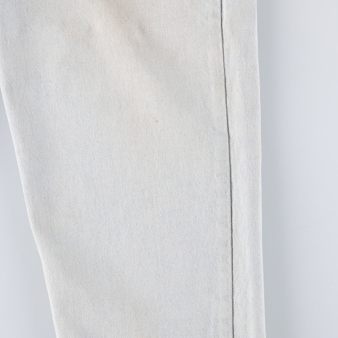 90'S Levi's 550-4803 Tapered Denim Pants, Made in USA, Men's, Size W33, Vintage cotton Blue type light blue Vintage Second Hand