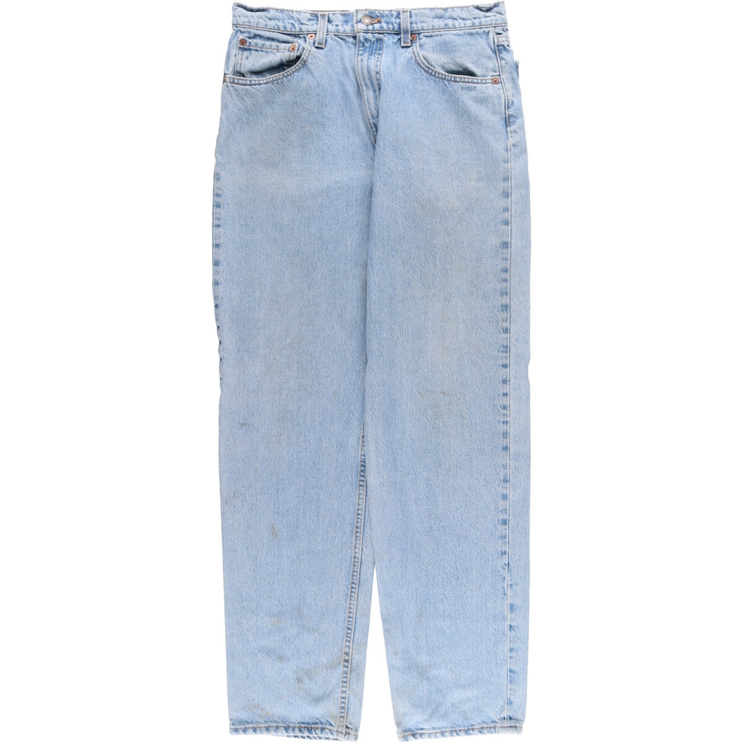 90'S Vintage Levi's 550 Tapered Denim Pants, Men's Size W32 unclear blue type Vintage Second Hand