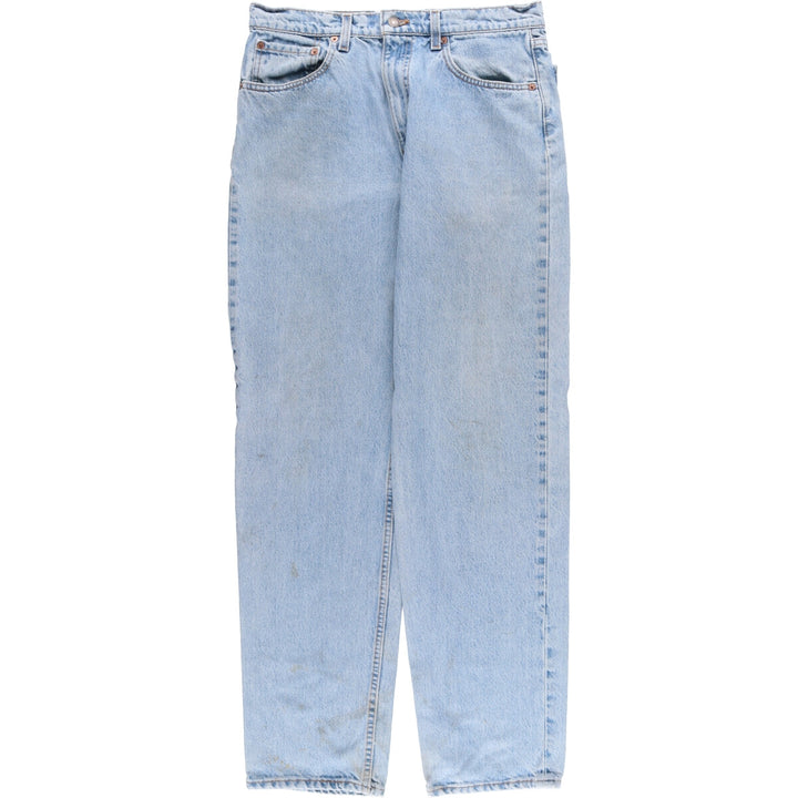 90'S Vintage Levi's 550 Tapered Denim Pants, Men's Size W32 unclear blue type Vintage Second Hand