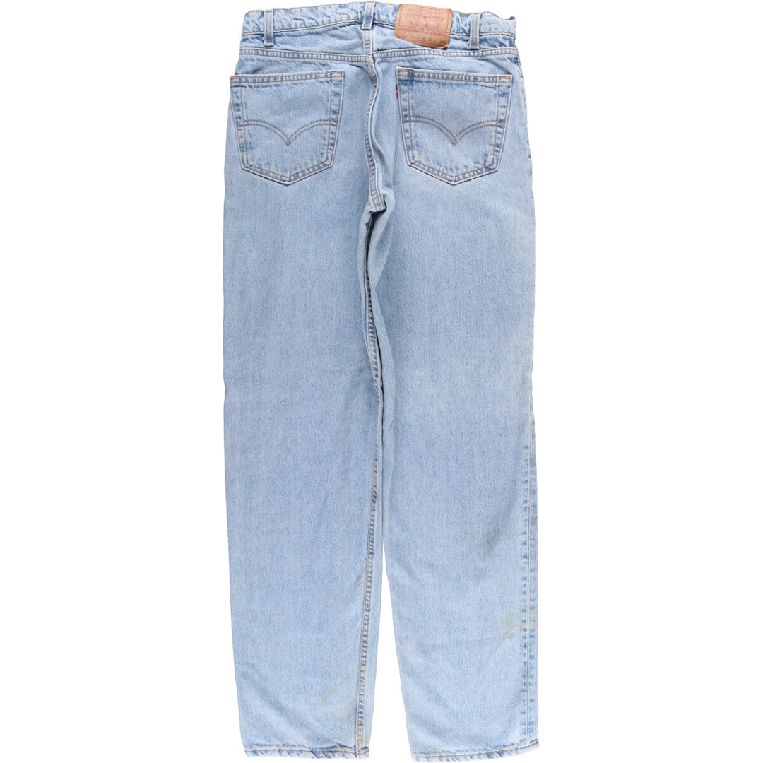 90'S Vintage Levi's 550 Tapered Denim Pants, Men's Size W32 unclear blue type Vintage Second Hand