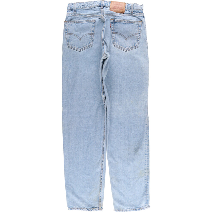90'S Vintage Levi's 550 Tapered Denim Pants, Men's Size W32 unclear blue type Vintage Second Hand