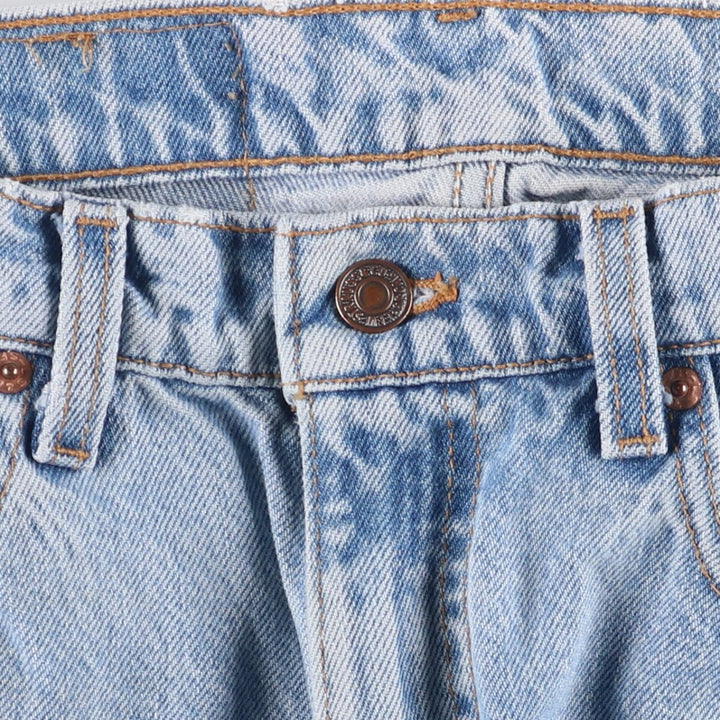 90'S Vintage Levi's 550 Tapered Denim Pants, Men's Size W32 unclear blue type Vintage Second Hand