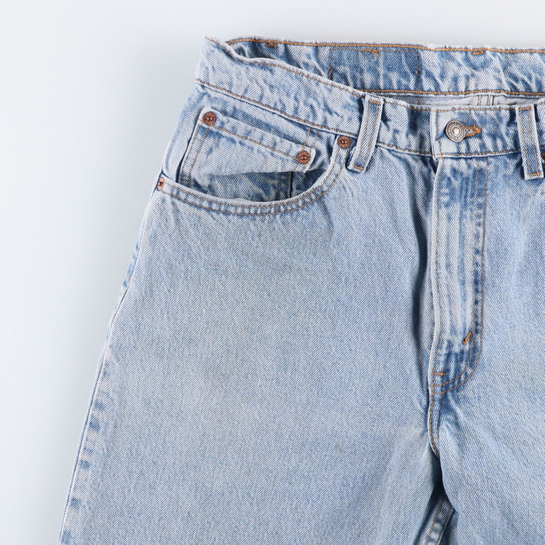 90'S Vintage Levi's 550 Tapered Denim Pants, Men's Size W32 unclear blue type Vintage Second Hand