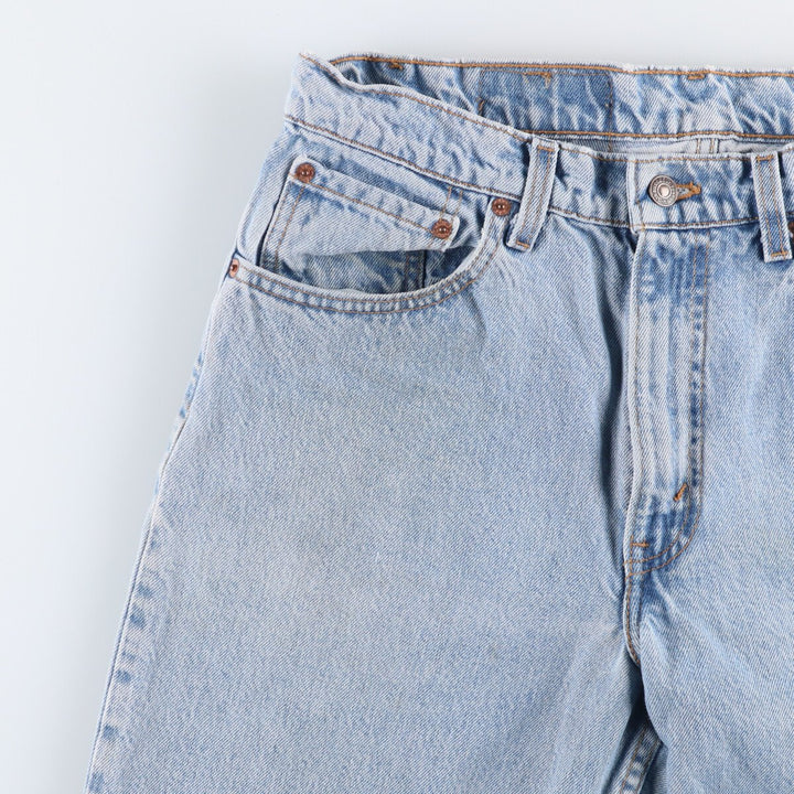 90'S Vintage Levi's 550 Tapered Denim Pants, Men's Size W32 unclear blue type Vintage Second Hand