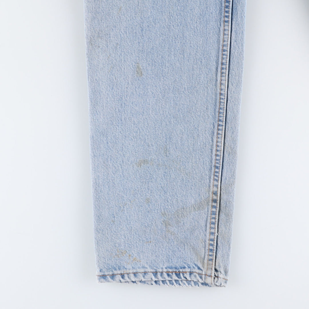 90'S Vintage Levi's 550 Tapered Denim Pants, Men's Size W32 unclear blue type Vintage Second Hand