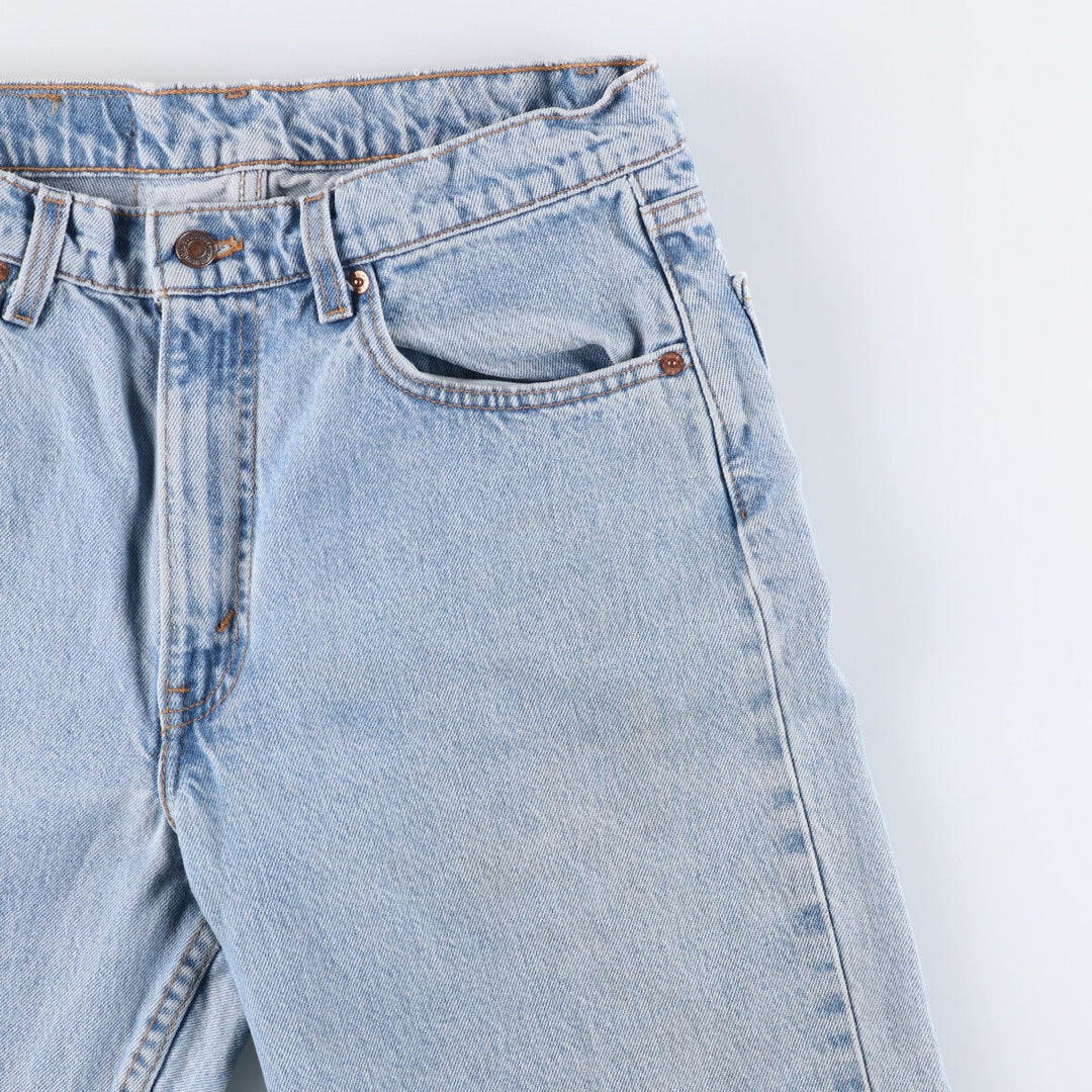 90'S Vintage Levi's 550 Tapered Denim Pants, Men's Size W32 unclear blue type Vintage Second Hand