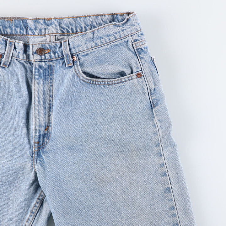 90'S Vintage Levi's 550 Tapered Denim Pants, Men's Size W32 unclear blue type Vintage Second Hand