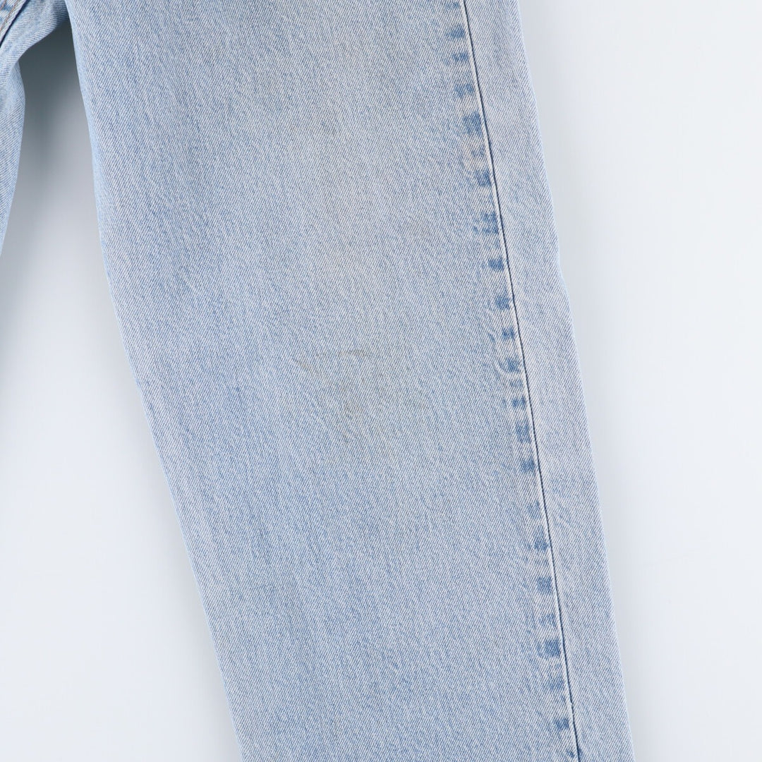 90'S Vintage Levi's 550 Tapered Denim Pants, Men's Size W32 unclear blue type Vintage Second Hand