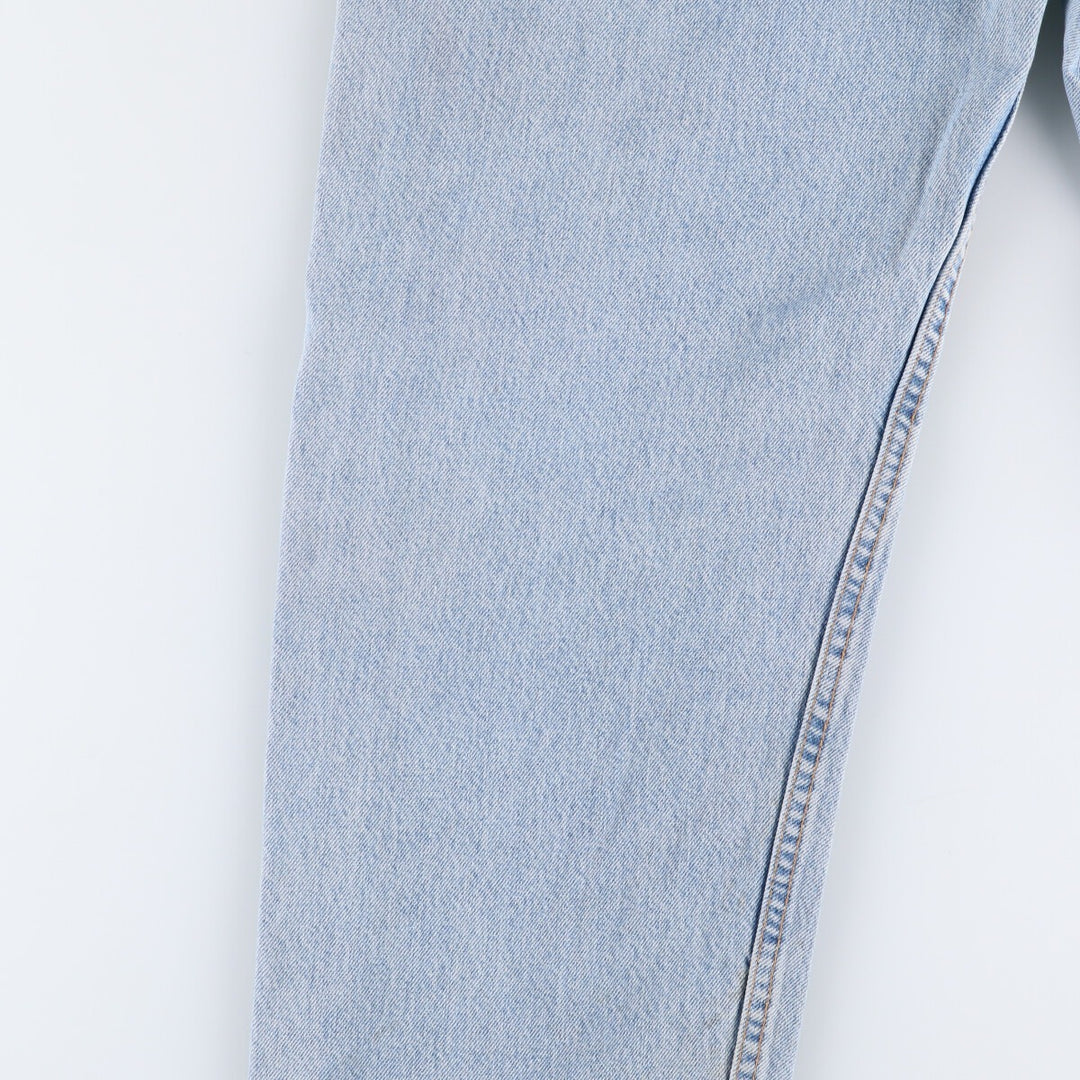 90'S Vintage Levi's 550 Tapered Denim Pants, Men's Size W32 unclear blue type Vintage Second Hand