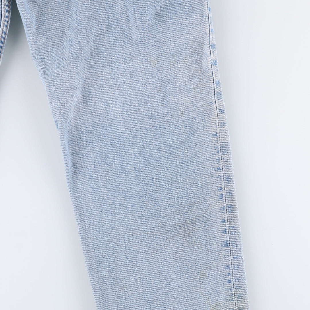 90'S Vintage Levi's 550 Tapered Denim Pants, Men's Size W32 unclear blue type Vintage Second Hand