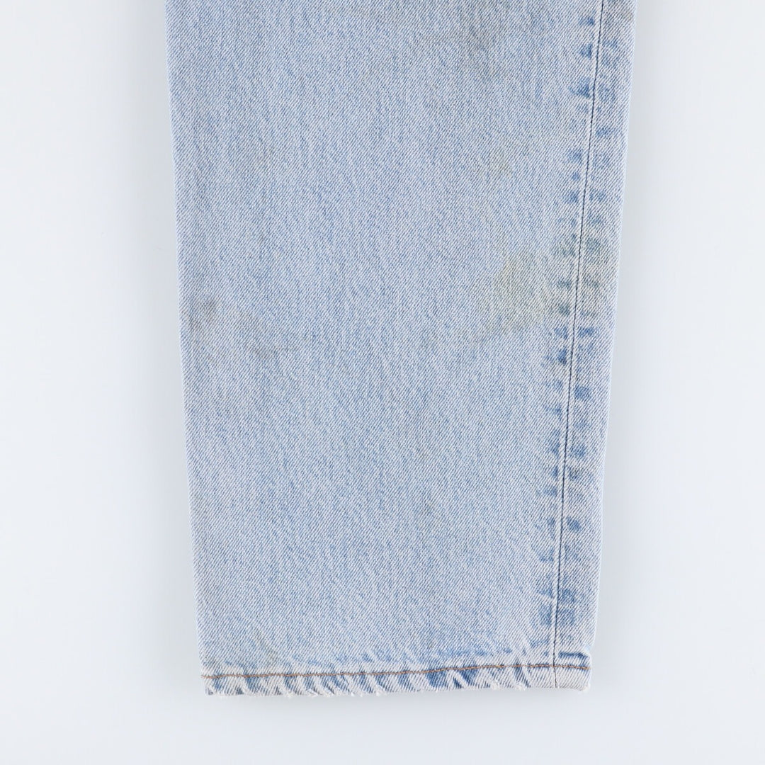 90'S Vintage Levi's 550 Tapered Denim Pants, Men's Size W32 unclear blue type Vintage Second Hand
