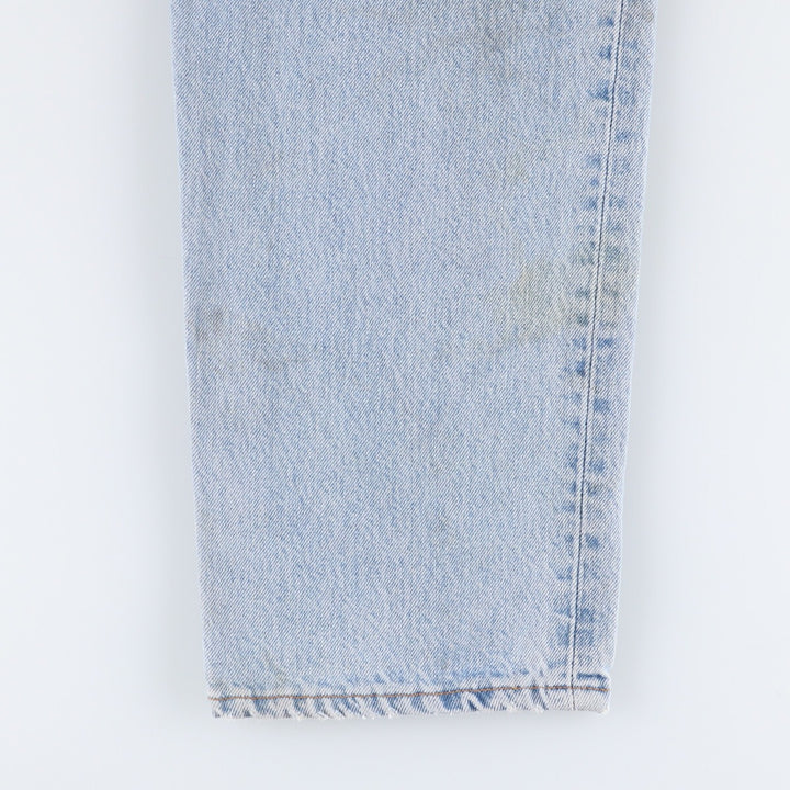 90'S Vintage Levi's 550 Tapered Denim Pants, Men's Size W32 unclear blue type Vintage Second Hand