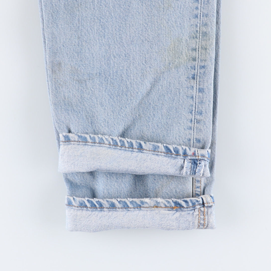 90'S Vintage Levi's 550 Tapered Denim Pants, Men's Size W32 unclear blue type Vintage Second Hand