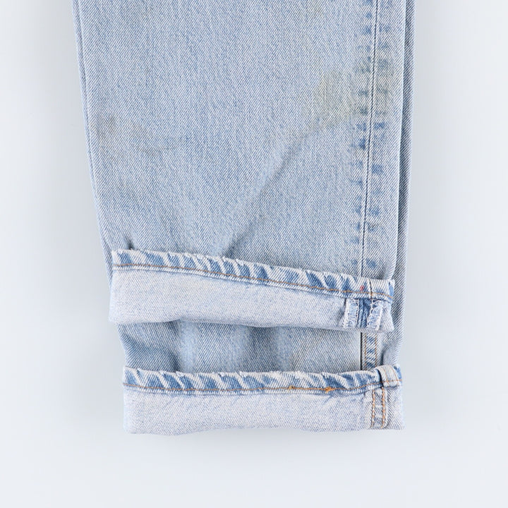 90'S Vintage Levi's 550 Tapered Denim Pants, Men's Size W32 unclear blue type Vintage Second Hand