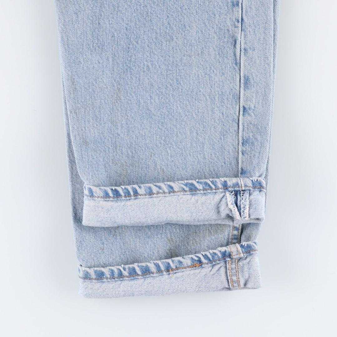 90'S Vintage Levi's 550 Tapered Denim Pants, Men's Size W32 unclear blue type Vintage Second Hand
