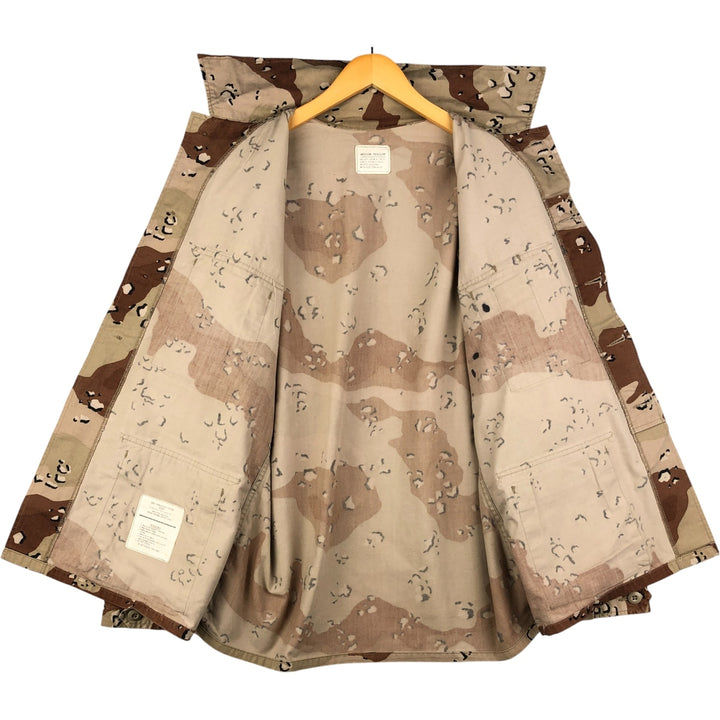 U.S. Military Defense Personnel Support Center 6C Desert Chocolate Chip Camo BDU Military Jacket, Medium-Regular cotton Beige type Vintage Second Hand
