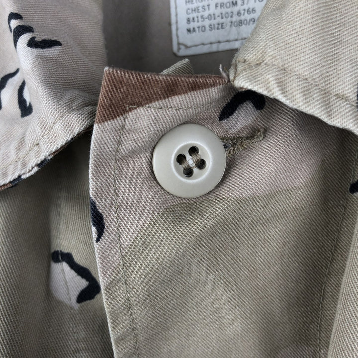 U.S. Military Defense Personnel Support Center 6C Desert Chocolate Chip Camo BDU Military Jacket, Medium-Regular cotton Beige type Vintage Second Hand