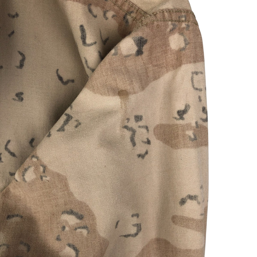U.S. Military Defense Personnel Support Center 6C Desert Chocolate Chip Camo BDU Military Jacket, Medium-Regular cotton Beige type Vintage Second Hand
