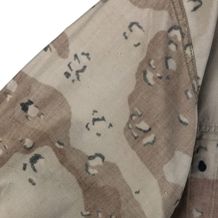 U.S. Military Defense Personnel Support Center 6C Desert Chocolate Chip Camo BDU Military Jacket, Medium-Regular cotton Beige type Vintage Second Hand