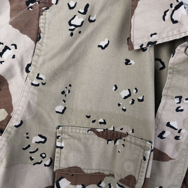 U.S. Military Defense Personnel Support Center 6C Desert Chocolate Chip Camo BDU Military Jacket, Medium-Regular cotton Beige type Vintage Second Hand
