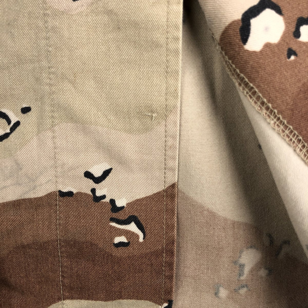 U.S. Military Defense Personnel Support Center 6C Desert Chocolate Chip Camo BDU Military Jacket, Medium-Regular cotton Beige type Vintage Second Hand