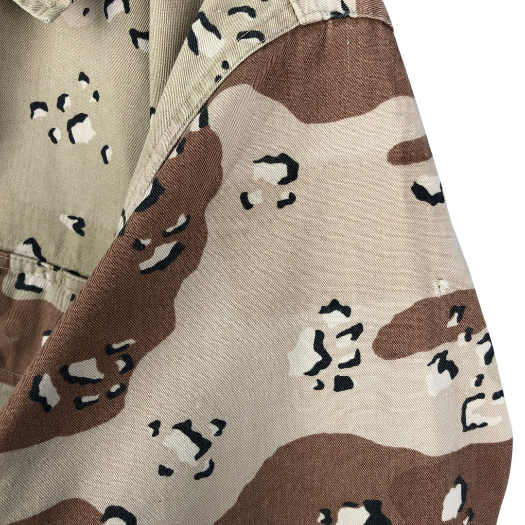 U.S. Military Defense Personnel Support Center 6C Desert Chocolate Chip Camo BDU Military Jacket, Medium-Regular cotton Beige type Vintage Second Hand